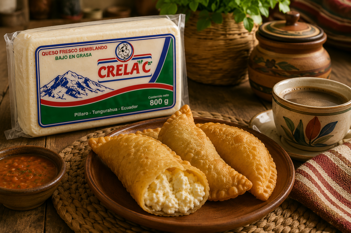 Queso fresco CRELAC 800 gramos