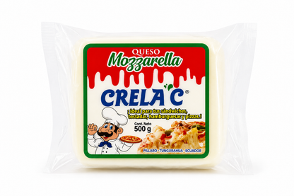 Queso mozarella 500 gramos